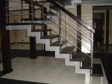 Металлическая каркасная лестница 19